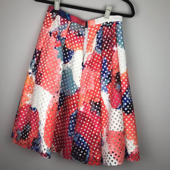 Trina Turk colorful cutout skirt - Picture 3 of 5